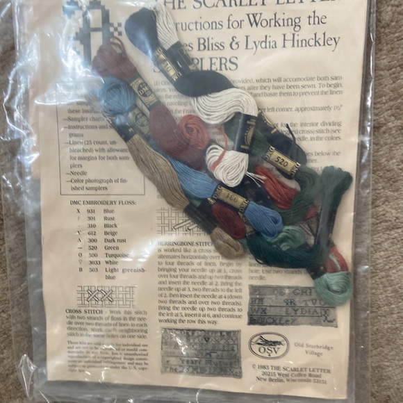 10 stitchery kits vintage samplers cross stitch crewel embroidery - Picture 10 of 12